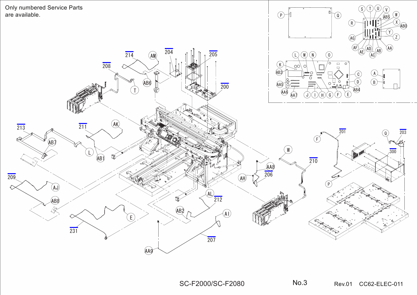 EPSON SureColor F2000 F2080 Parts Manual-5